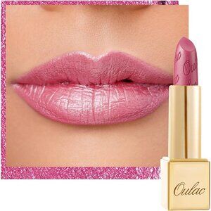 Oulac Metallic Pink Lipstick for  Women 4.3 g/0.15 oz (Hip & Hippie(11))